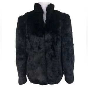 Vintage authentic rabbit fur Jacket from France lady Spencer size medium
